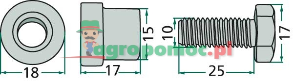 Blade bolt | 478415, 101004+124508, 124510 | zdjęcie nr 2